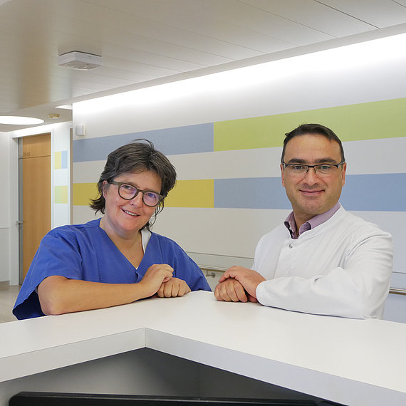 Gabriele Stalzer und Dr. Abdulnaser Shtian Gabriele Stalzer und Dr. Abdulnaser Shtian