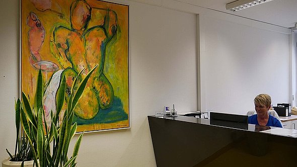 Anmeldungstresen im MVZ Anmeldungstresen im MVZ